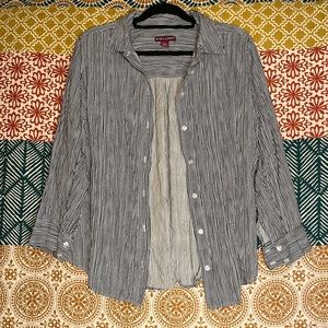 Jessica London B&W Button Down